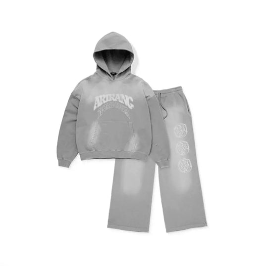 Arirang Exclusive Sweatpants & Hoodie Grey Set