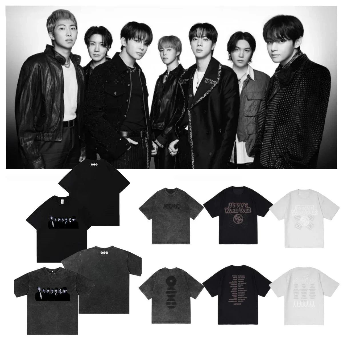 Arirang World-Tour Exclusive T-shirts ( Multiple Options)