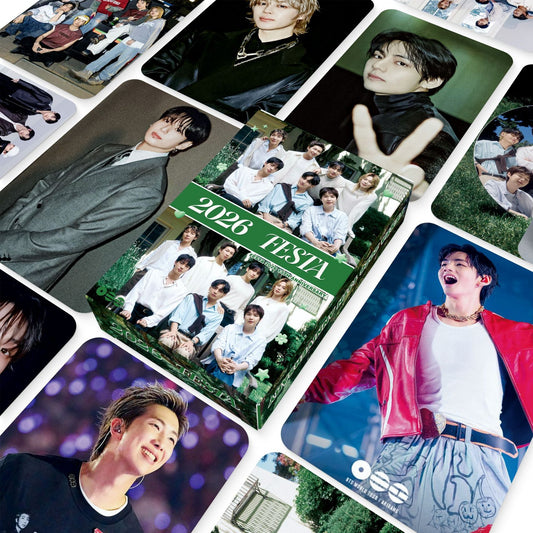 BTS 13th 2026 FESTA LOMO Cards 55 pcs/set Vers. 2