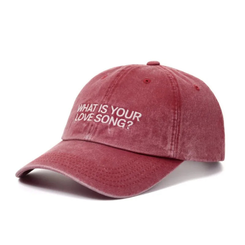 V "What Is Your Love Song" Baseball Cap