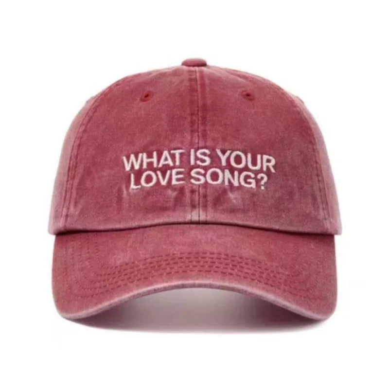 V "What Is Your Love Song" Baseball Cap